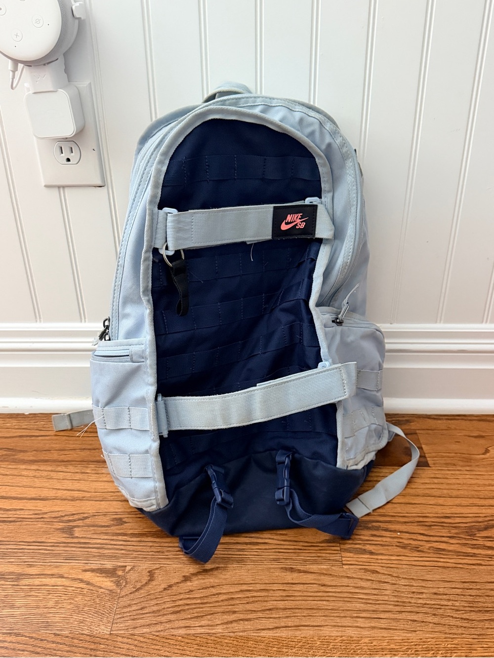 Nike SB Light Blue and Navy Skate Backpack
